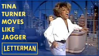 Tina Turner Performs "I Don't Wanna Fight," Taught Mick Jagger Her Moves | Letterman