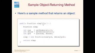 OOP Java#7.1 Returning an Object From a Method