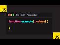 Learn REST Parameters in JavaScript FAST!