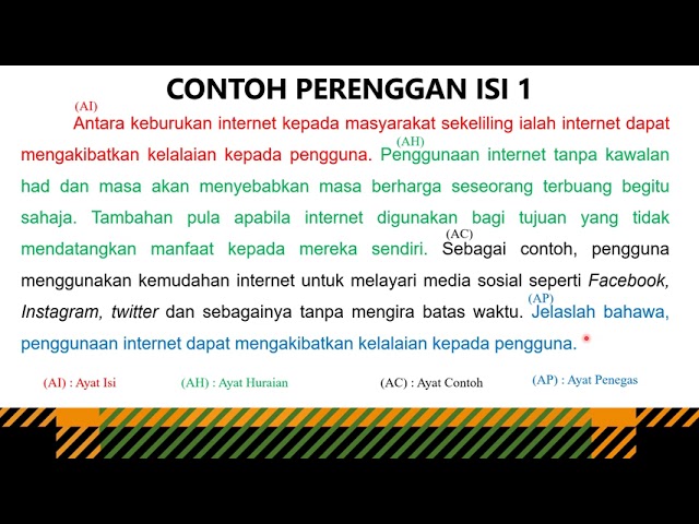 Contoh Karangan Respons Terbuka