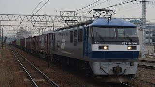 EF210 901号機(1071レ) 刈谷駅通過