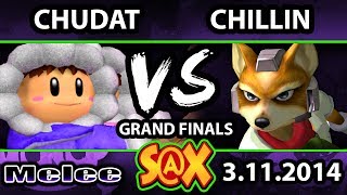 S@X Weekly - Chillindude829 (Fox) Vs. Chudat (Ice Climbers) SSBM Grand Finals - Smash Bros. Melee