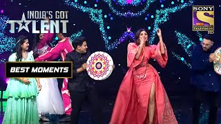 तीनों Judges ने किया Ishita के साथ Perform | India's Got Talent | Kirron K, Shilpa S, Badshah, Manoj