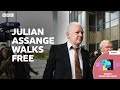 julian assange walks free bbc learning english from the news