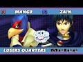 GOML 2022 Losers Quarters - Zain (Marth) Vs. Mango (Falco) SSBM Melee Tournament