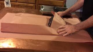 how to wrap brisket, barbecue, with pink butcher paper