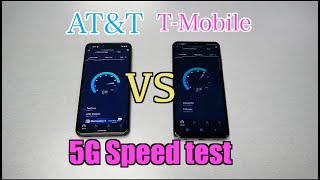 5G Speed Test AT&T Prepaid  VS Metro By t-mobile