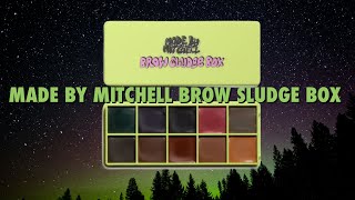 Made By Mitchell Brow Sludge Box - Swatches \u0026 Test