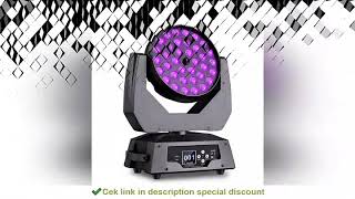 U'King 230W RGBW Beam Moving Head Light 36x18W LED Wash Review