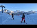 skiing in belalp switzerland winter wonderland large slope belalp to blatten