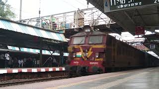 BLAST FROM THE PAST! WCAM 2 hauled Sahyadri Express skipping Mulund