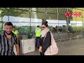 veteran actress rekha slays with her all black airport look 💖📸✈️