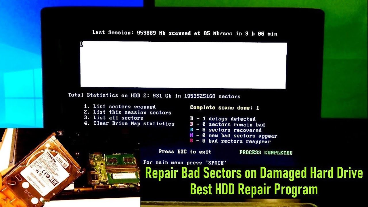 How To Repair Bad Sectors On Damaged Hard Drive Best HDD Repair Program ...