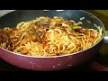 शेजवान नूडल्स schezwan noodles recipe indian street food madhurasrecipe