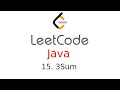 3Sum - Leetcode 15 - Java