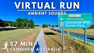 Virtual Running Video For Treadmill With Ambient Sounds In #Canberra #Australia #kangaroos