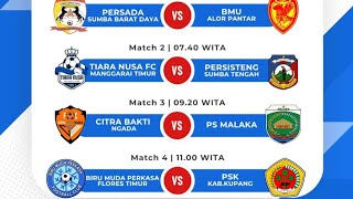 BIRU MUDA PERKASA FLOTIM VS PSK KAB KUPANG | SOERATIN CUP U17 2024 ##SOERATIN #SEPAKBOLA