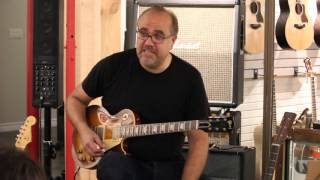 Greg Koch plays a real 1959 Gibson Les Paul at The Guitar Shop in Mississauga Ontario Canada