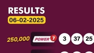 uwinn lottery result today 6/02/2025 Thursday day power7 Grand6 max3 4you spin5 U winn Result