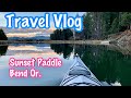 Bend Oregon Travel Vlog: Sunset Paddle on the Deschutes River