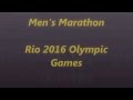 Kenya Eliud Kipchoge Win Gold Men's Marathon Rio 2016 Olympic Games