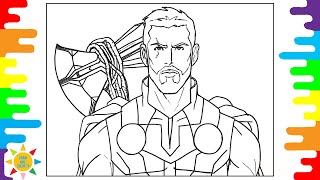 Thor Coloring Page | Avengers Coloring | Superhero Coloring | Alan Walker - Force
