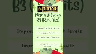 Niacin Vitamin B3 (Benefits)