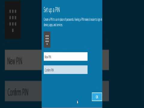 How To setup PIN Key Password For Windows 10