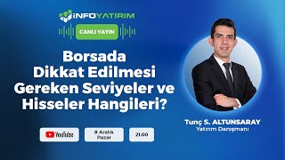 Borsada Dikkat Edilmesi Gereken Seviyeler ve Hisseler | Tunç Safa Altunsaray | İnfo Yatırım