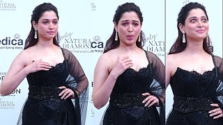 Tamannaah Bhatia Latest Super CUTE Expressions @ Vogue Forces Of Fashion Red Carpet | Daily Culture