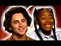 'Tickety-boo?!': Timothée Chalamet's Worried Calah Lane's Seen Bones & All 😂 | Wonka