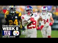 New York Giants vs. Pittsburgh Steelers Game Highlights | NFL 2024 Season Week 8 | steelers