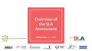 Overview of SLA  3 Assessment