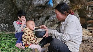 Эта женщина спасла брошенного на улице ребенка и принесла его в пещеру.