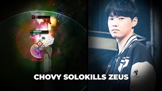 Chovy Solokills Zeus with Ahri | T1 v GEN | GEN Chovy