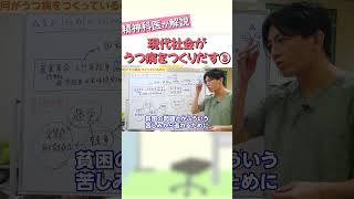 現代社会がうつ病をつくりだす③【益田裕介 切り抜き】 #shorts #精神疾患  #精神科 #益田裕介