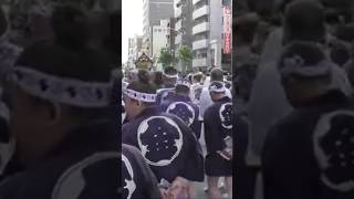 三社祭  練り歩き 迫力  丸金 西浅三北 東京浅草三社祭 神輿  2019 Sanja Matsuri Festival Asakusa Tokyo #shorts