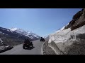 Unseen View of Snow Mountains and Road Covered with Snow | Scenic View of Mountains Near Gramphu |