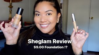 SheGlam Matte Foundation + Concealer | Review & Wear Test