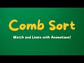 How Comb Sort Works Step-By-Step - Visual Algorithm Explanation | Data Structures | 2024