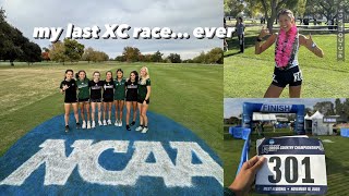 week in my life | my last NCAA XC race...ever