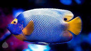 3 Hours of 4K Stunning Aquarium, 528 Hz Music, Beautiful Aquarium Coral Reef Fish, Ocean Fish