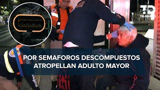 Adulto mayor es atropellado en Tlatelolco, CdMx; semáforos no funcionaban