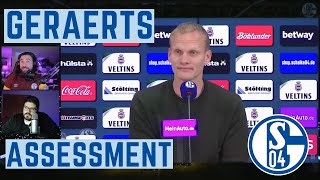 GERAERTS SCHALKE ASSESSMENT | Manager analyzes S04 match | #S04OSN