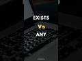 SQL EXISTS Vs. ANY for Subqueries ✍️
