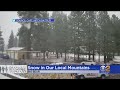 Storm Brings Snow To Big Bear For Christmas