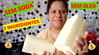 💰 SÓ 2 INGREDIENTES E VAMOS FAZER SABÃO SEM SODA SEM ÓLEO NA CAIXA DE LEITE COM 2 FAÇA 11