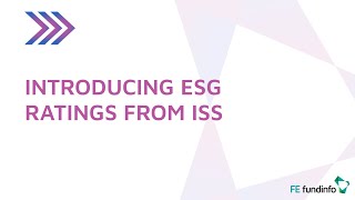 Introducing ESG Ratings from ISS