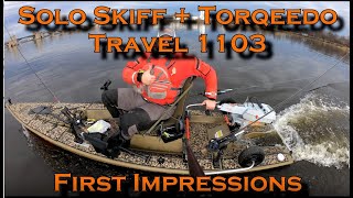 Solo Skiff with Torqeedo Travel 1103 Motor