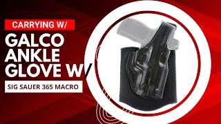 Sig Sauer 365 Macro, Galco Ankle Glove